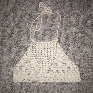 Crochet halter top